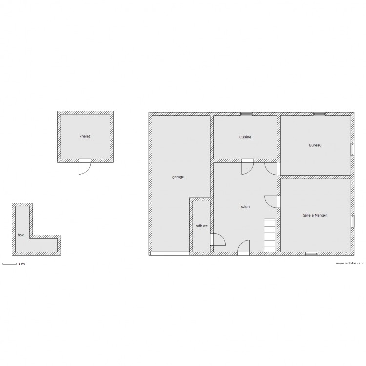 KASPER RDC. Plan de 0 pièce et 0 m2