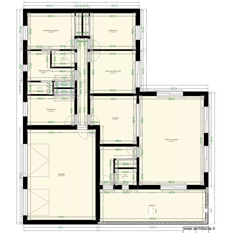 maison 3* final dernier. Plan de 