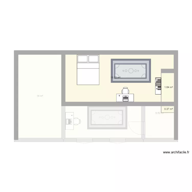 amenagement du fond. Plan de 