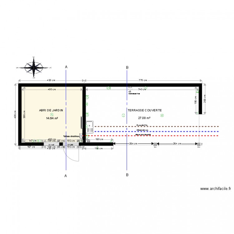 VUE EN PLAN. Plan de 0 pièce et 0 m2