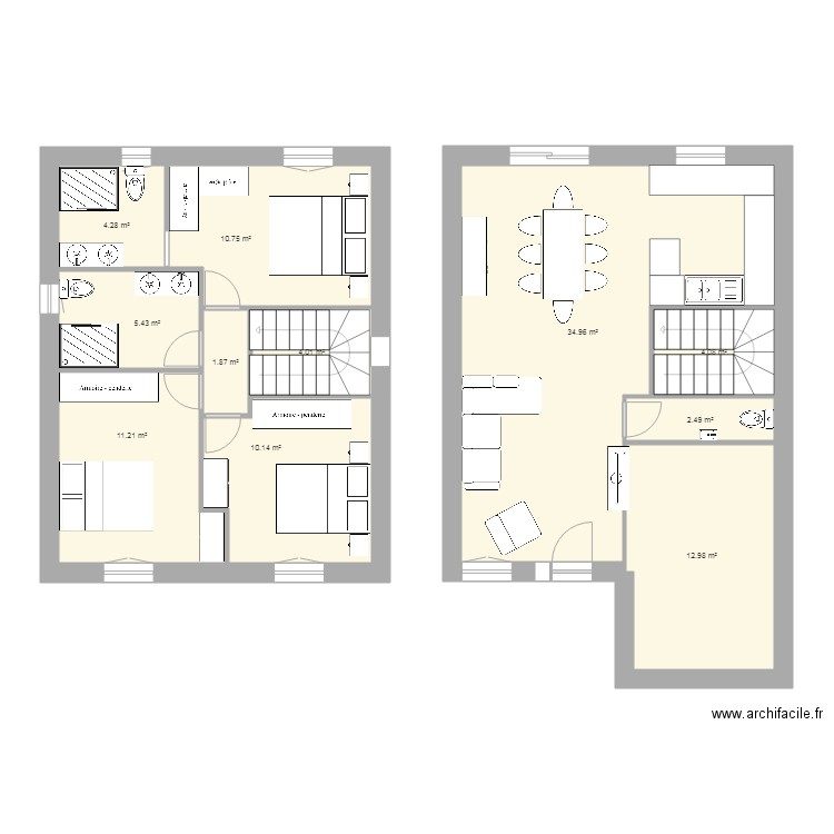Plan Maison v2. Plan de 0 pièce et 0 m2