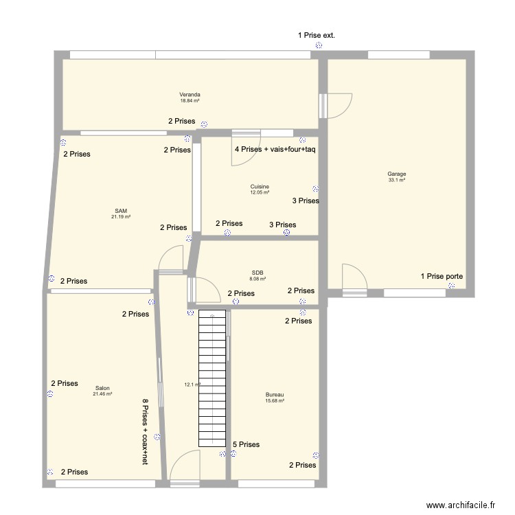 maison brigade piron prises. Plan de 0 pièce et 0 m2