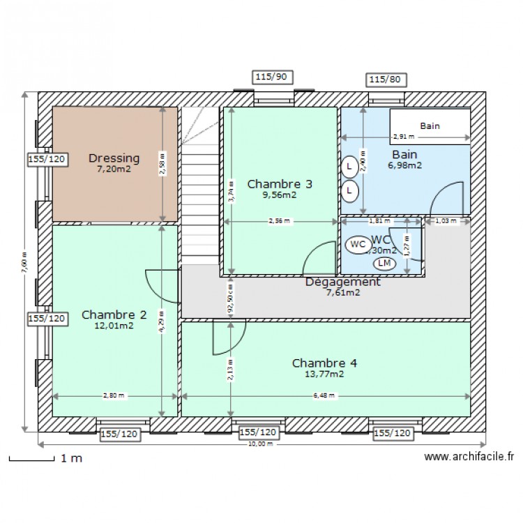 BONTEMPS N1 V2. Plan de 0 pièce et 0 m2