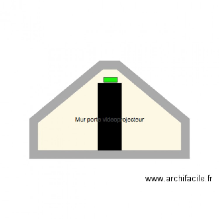 Mur videoprojecteur 2. Plan de 0 pièce et 0 m2