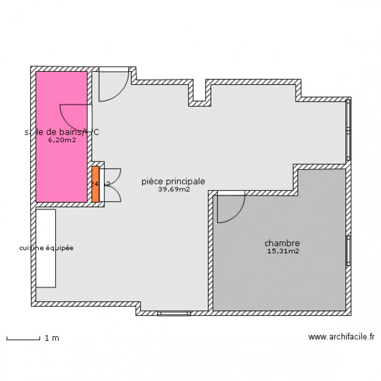 plan 4 appartement par palier