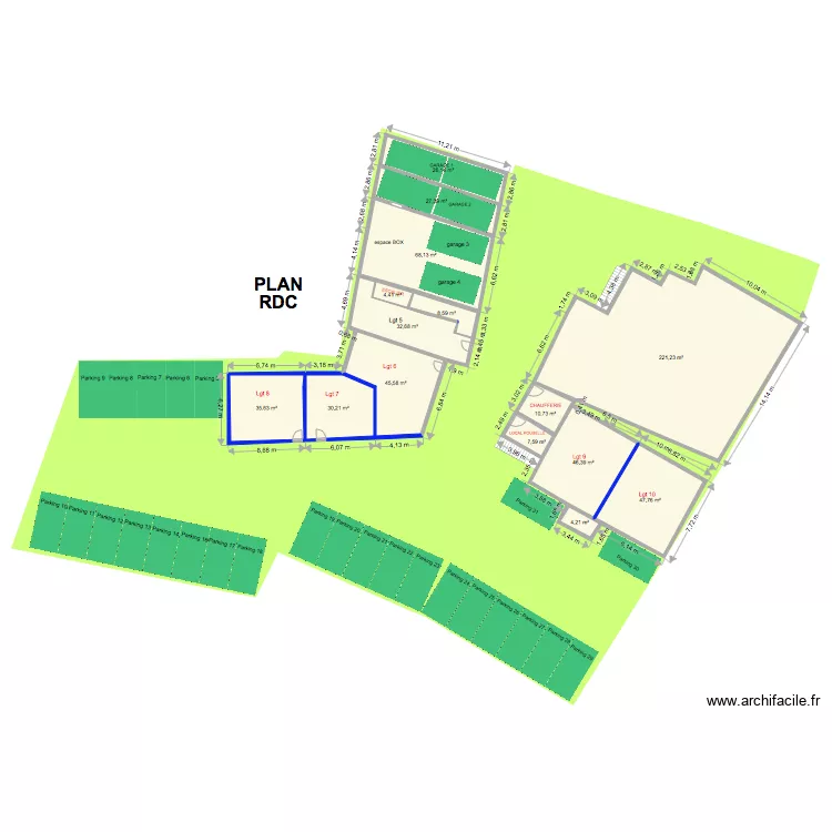 SCI MARKO SCHNEIDER BRUT AVANT PROJET RDC 1. Plan de SCI MARKO SCHNEIDER BRUT AVANT PROJET RDC 1. Plan de