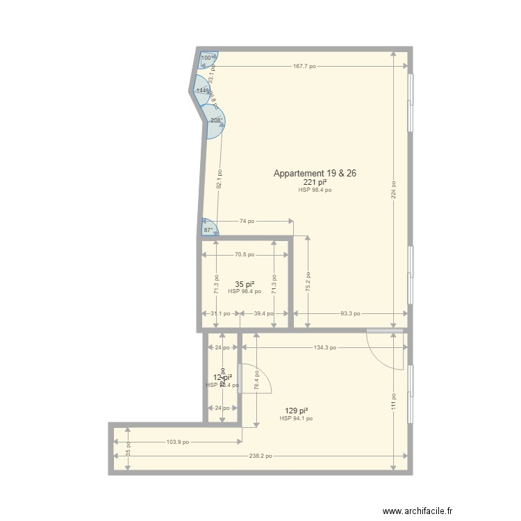 Appartement 19. Plan de 0 pièce et 0 m2