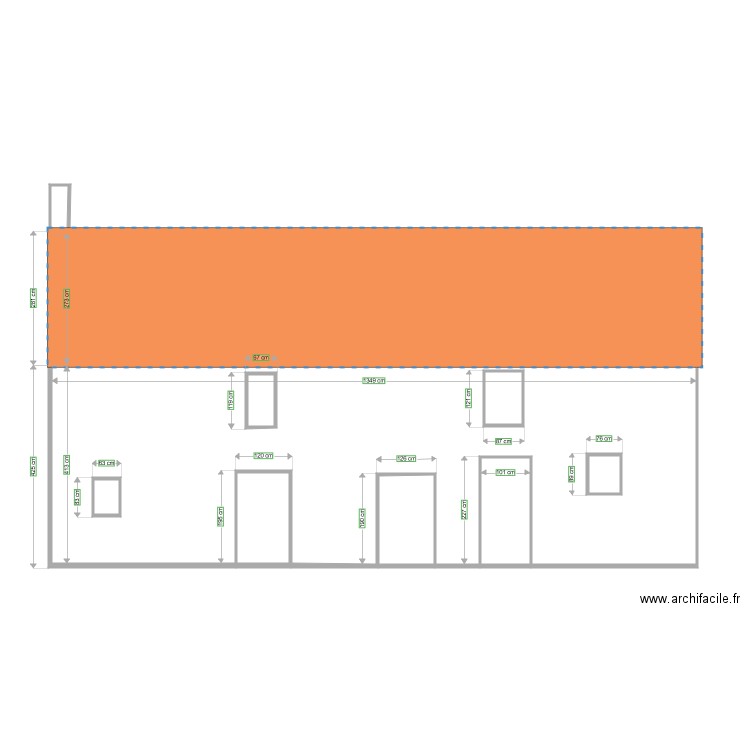 plaan maison apres travaux. Plan de 0 pièce et 0 m2
