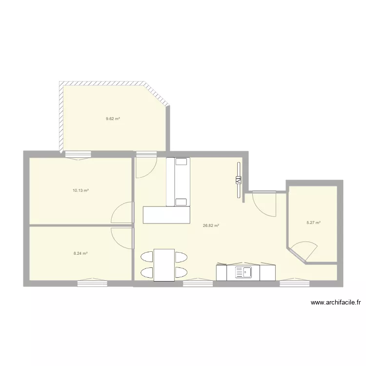 Appart Besac 1. Plan de 