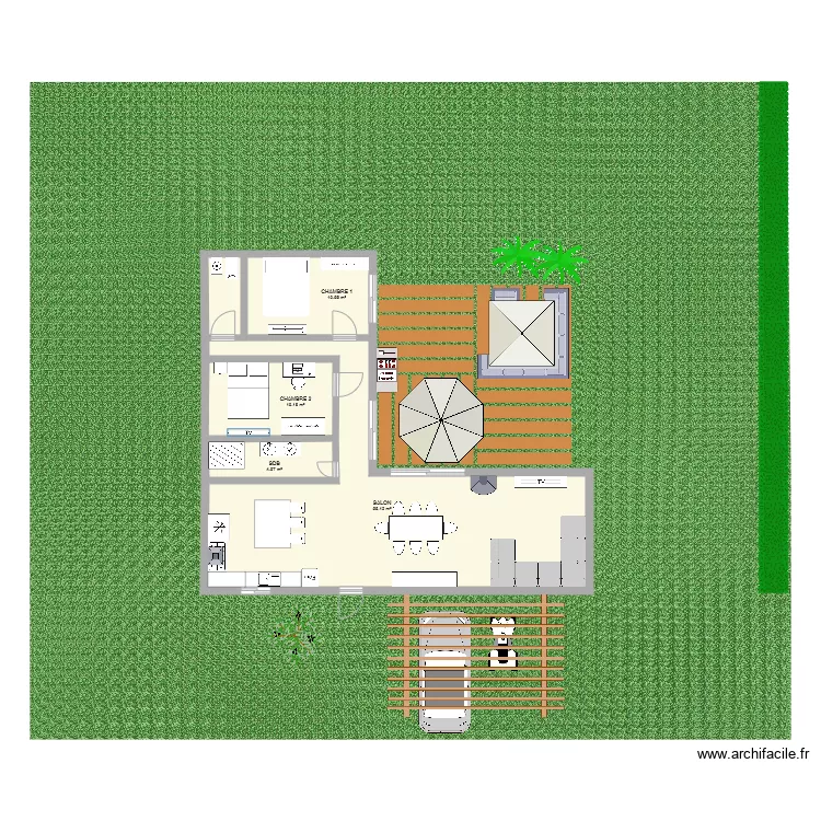 maison . Plan de 
