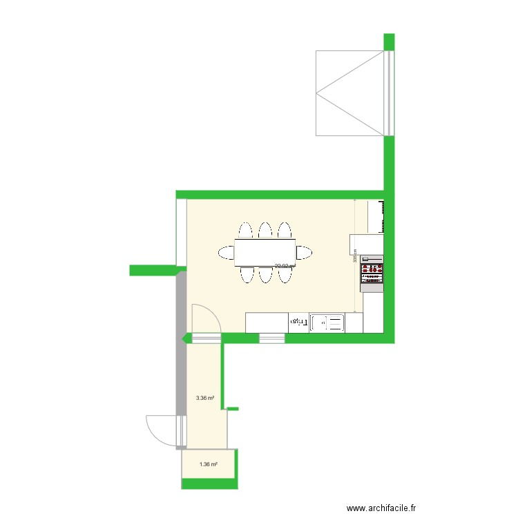 PLAN 3 EXTENSION CHANTIER BOUCHER AIGREFEUILLE. Plan de 0 pièce et 0 m2