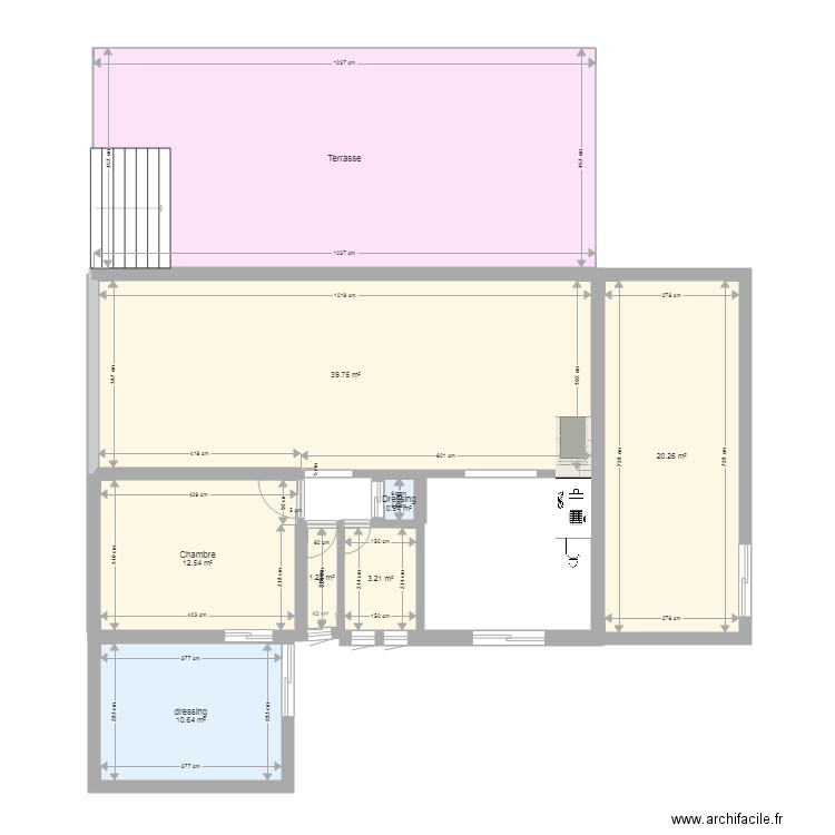 rez de chaussee renovation 1. Plan de 0 pièce et 0 m2