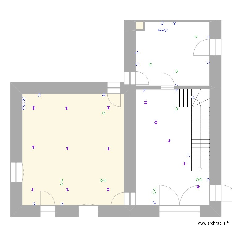 Implantation Quentin. Plan de 0 pièce et 0 m2
