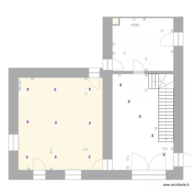 Implantation Quentin. Plan de 