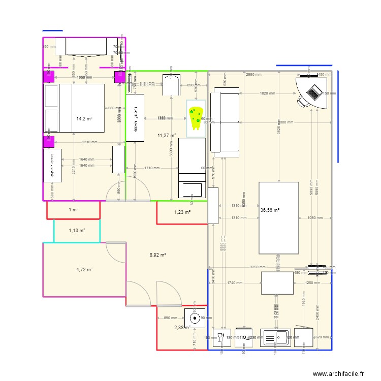 Douai. Plan de 0 pièce et 0 m2