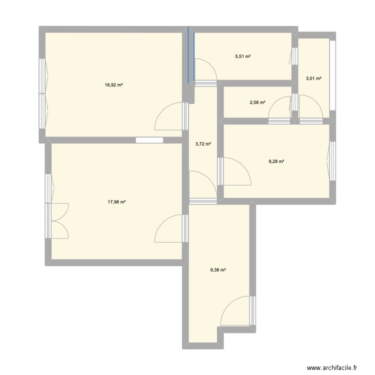 MICHA - PALMOTICEVA. Plan de 0 pièce et 0 m2