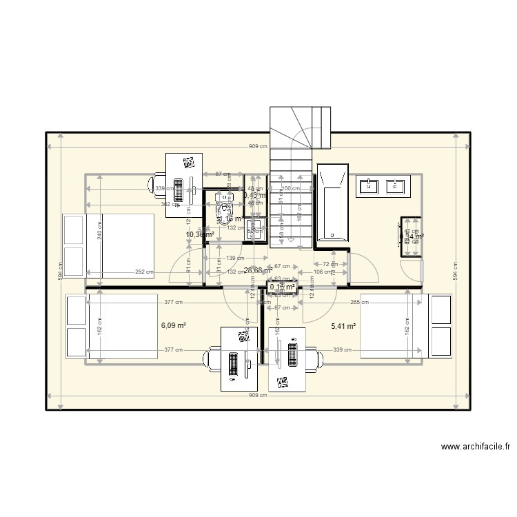 ETAGE - BERANGER - 2023 - V1. Plan de 0 pièce et 0 m2