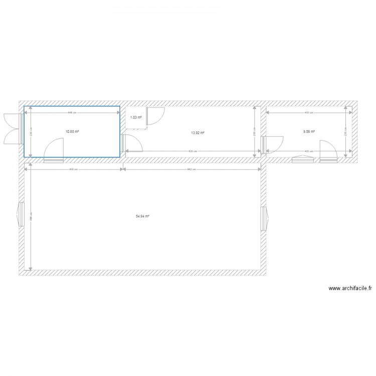 azib rdc. Plan de 0 pièce et 0 m2