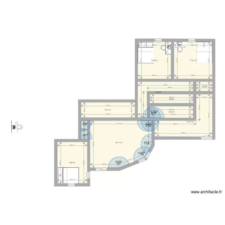 t4 83 260000 Champs. Plan de 