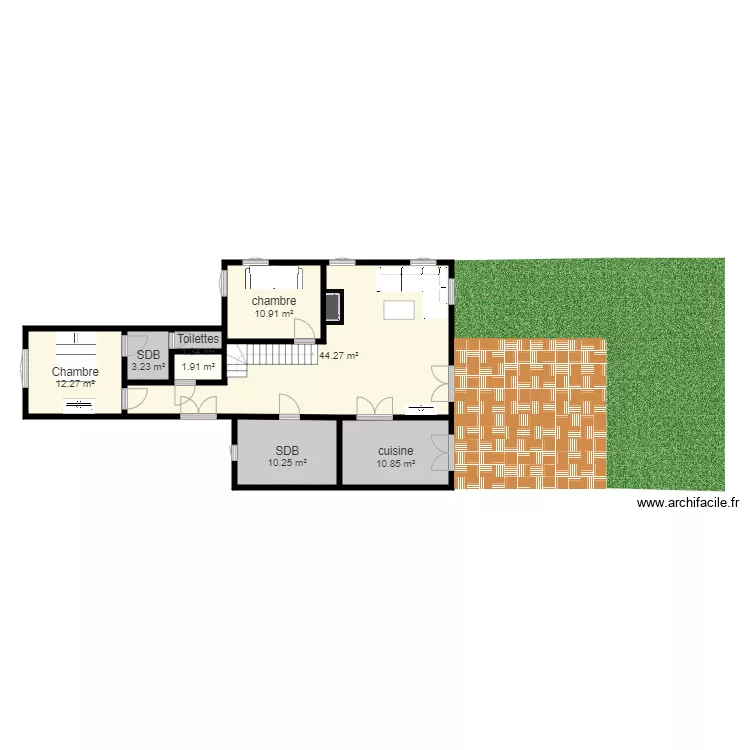 Maison Neauphle v2. Plan de 