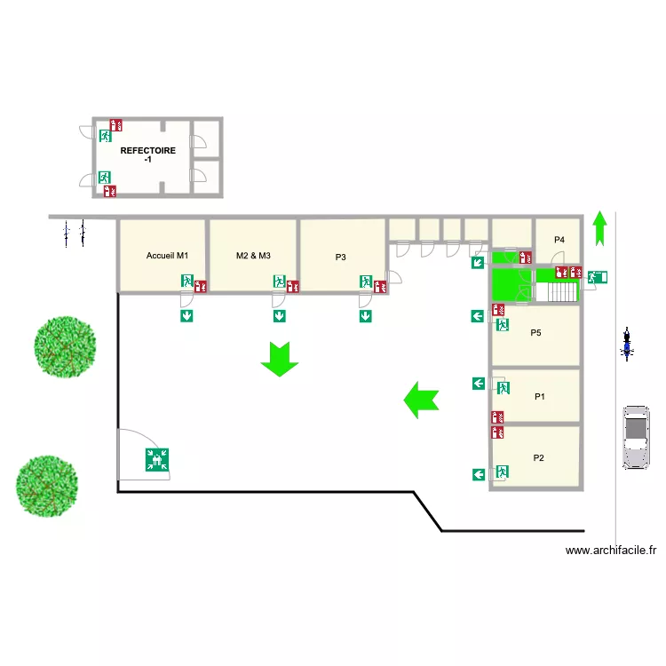 Froidchapelle. Plan de 