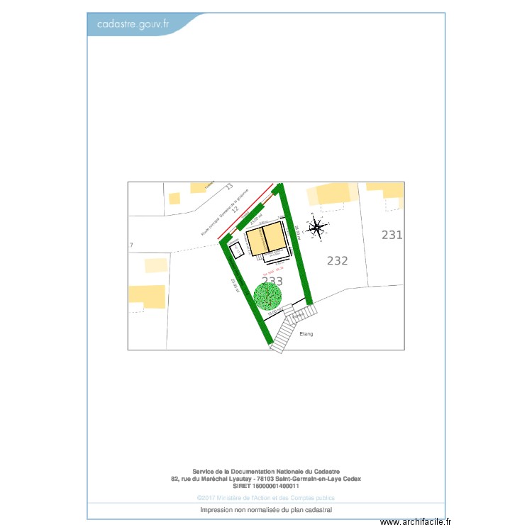 Anne marie chalet 12. Plan de 2 pièces et 7 m2