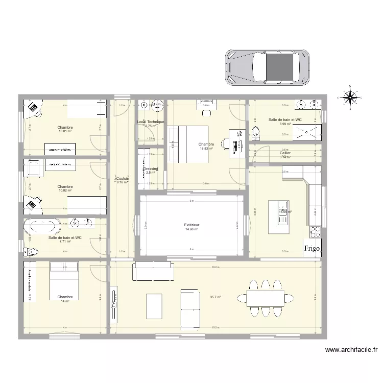 Patio central V1. Plan de Patio central V1. Plan de