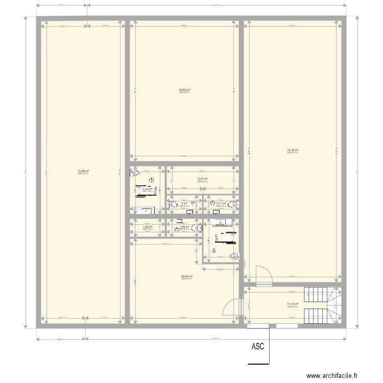 BUREAUX. Plan de 0 pièce et 0 m2
