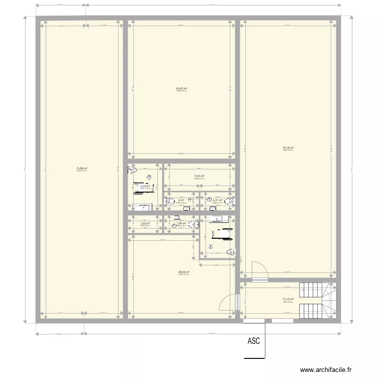 BUREAUX. Plan de 