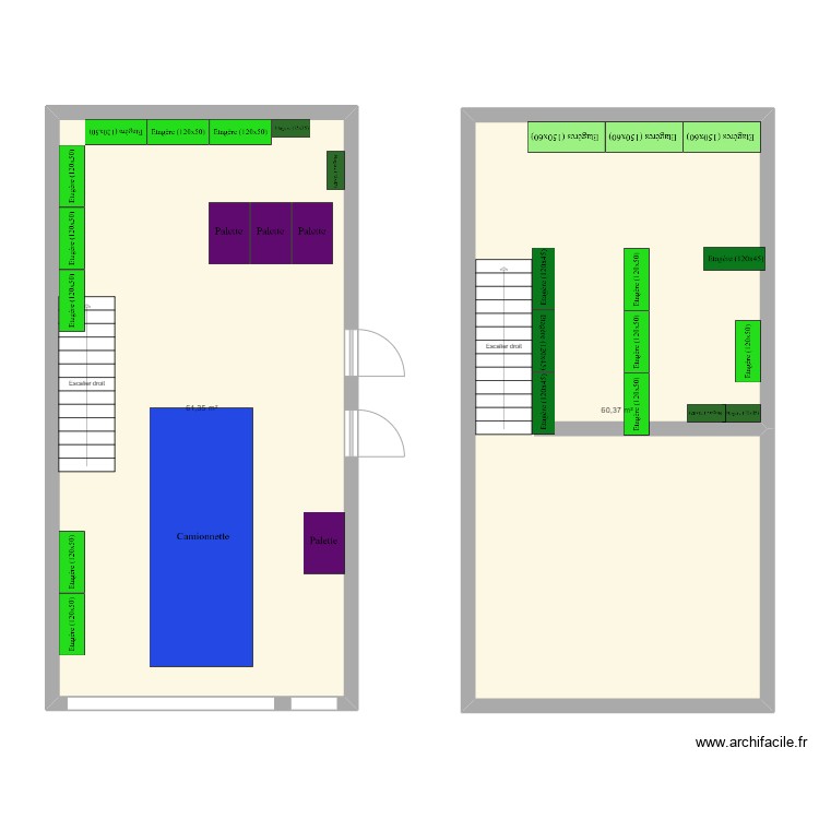 Plan de salle ED&N Sausheim