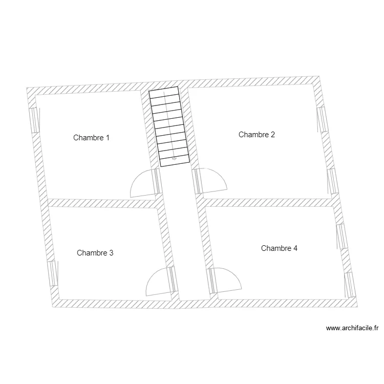 Lecocq etage. Plan de 