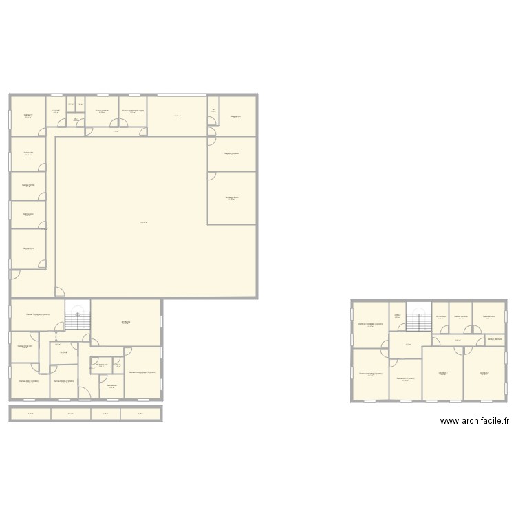 DEPOT LIKA 3. Plan de 49 pièces et 799 m2