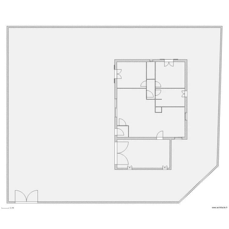 Maison &eacute;lectricit&eacute;. Plan de 