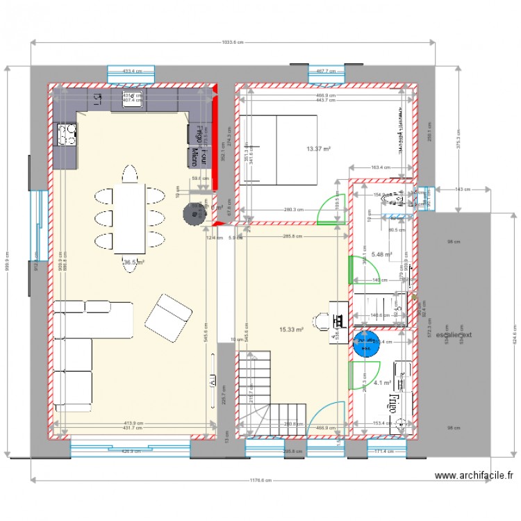 Maison Vesvre 2. Plan de 0 pièce et 0 m2