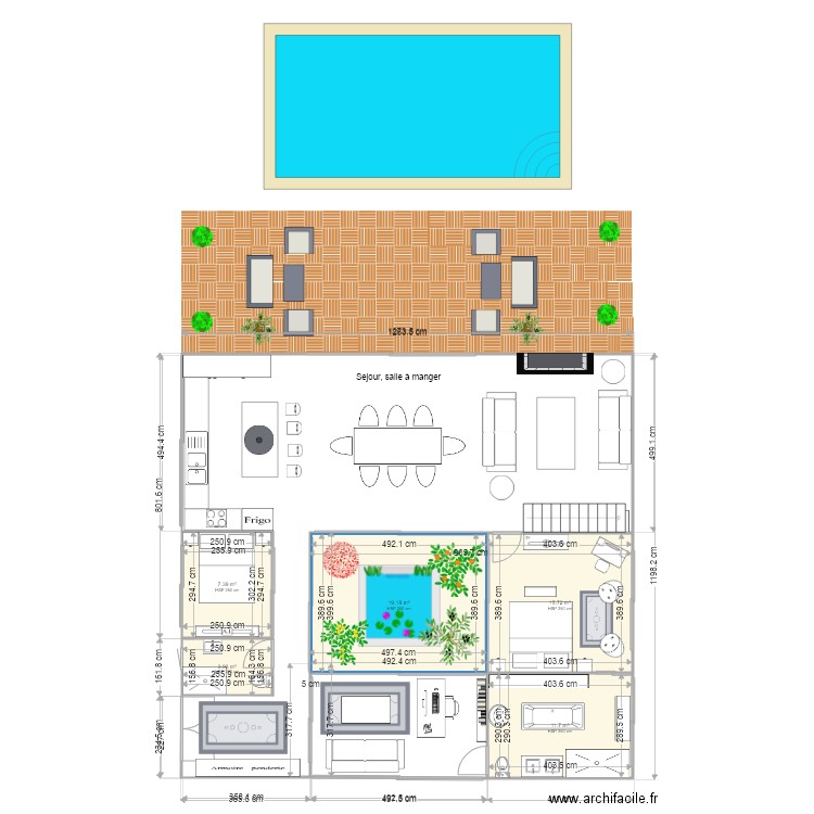 PATIO CENTRAL 2. Plan de 0 pièce et 0 m2