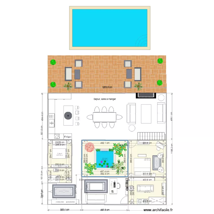 PATIO CENTRAL 2. Plan de 
