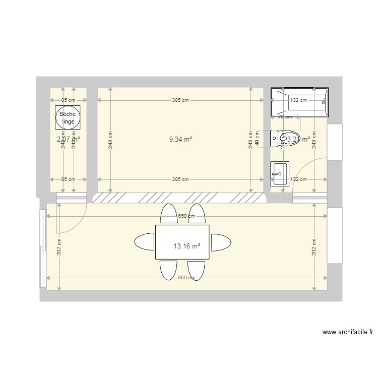 sdbcuisine. Plan de 0 pièce et 0 m2