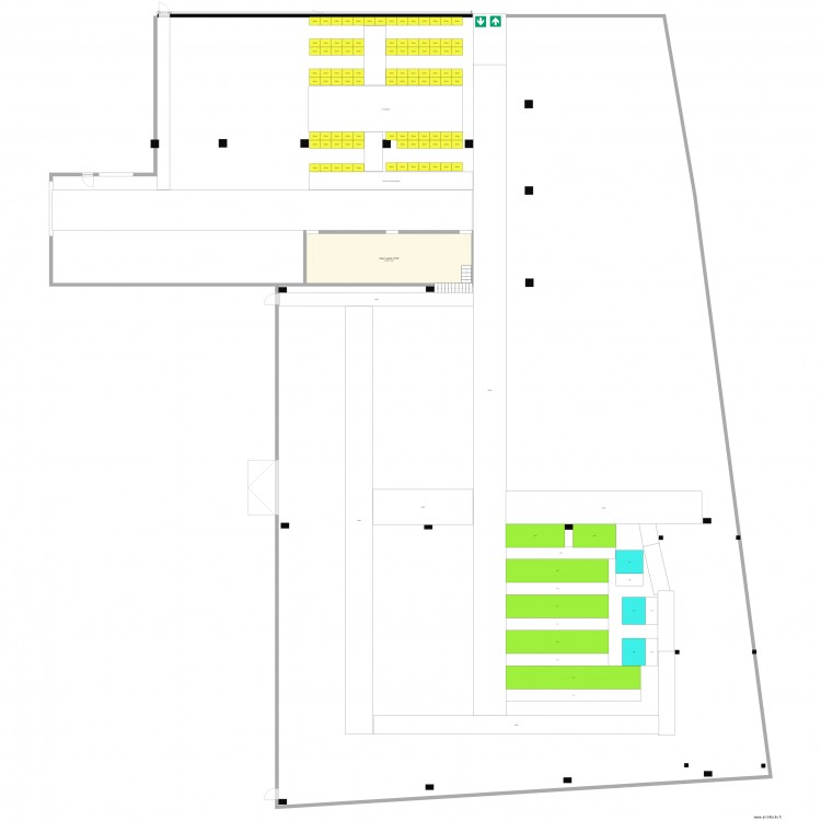 Atelier  stock. Plan de 0 pièce et 0 m2