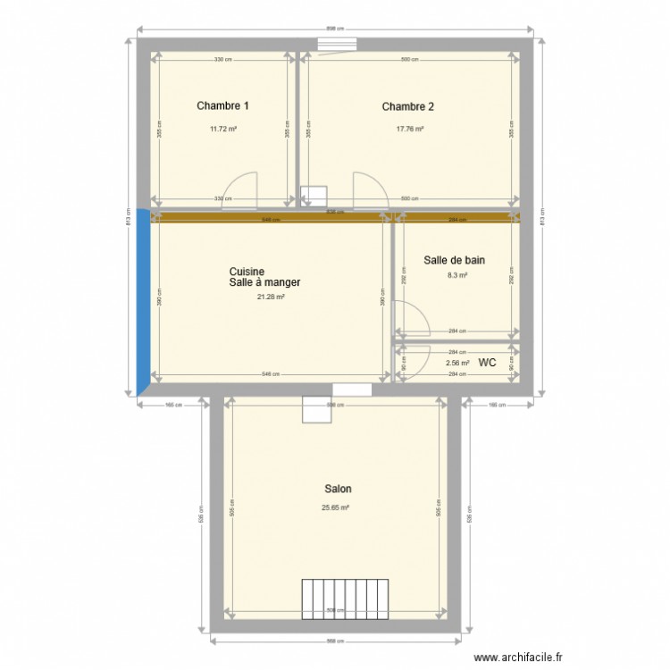 comble Perrad projet. Plan de 0 pièce et 0 m2