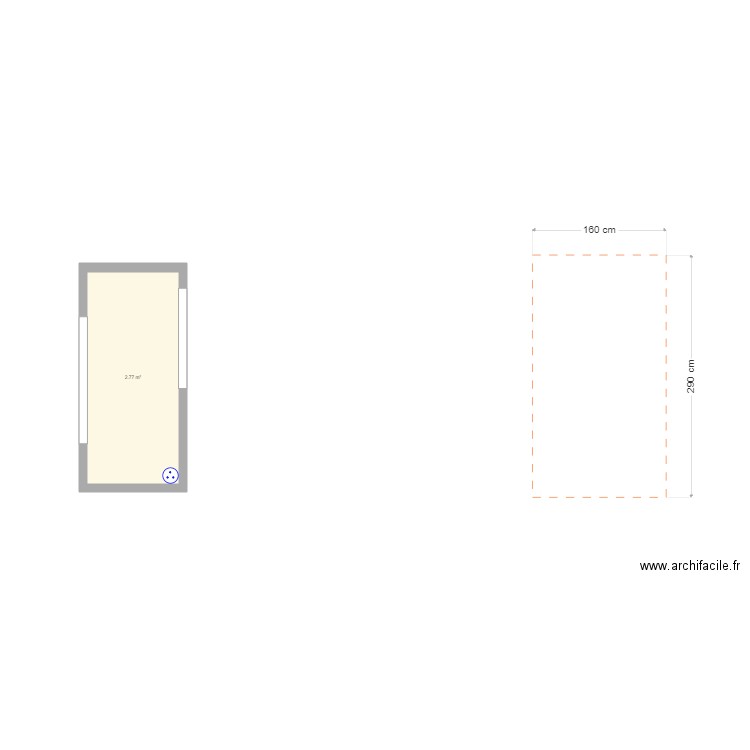 Abri latéral de Jardin. Plan de 0 pièce et 0 m2