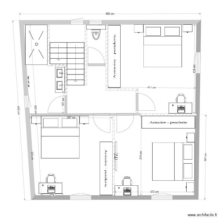  R01 BAUDET. Plan de 0 pièce et 0 m2