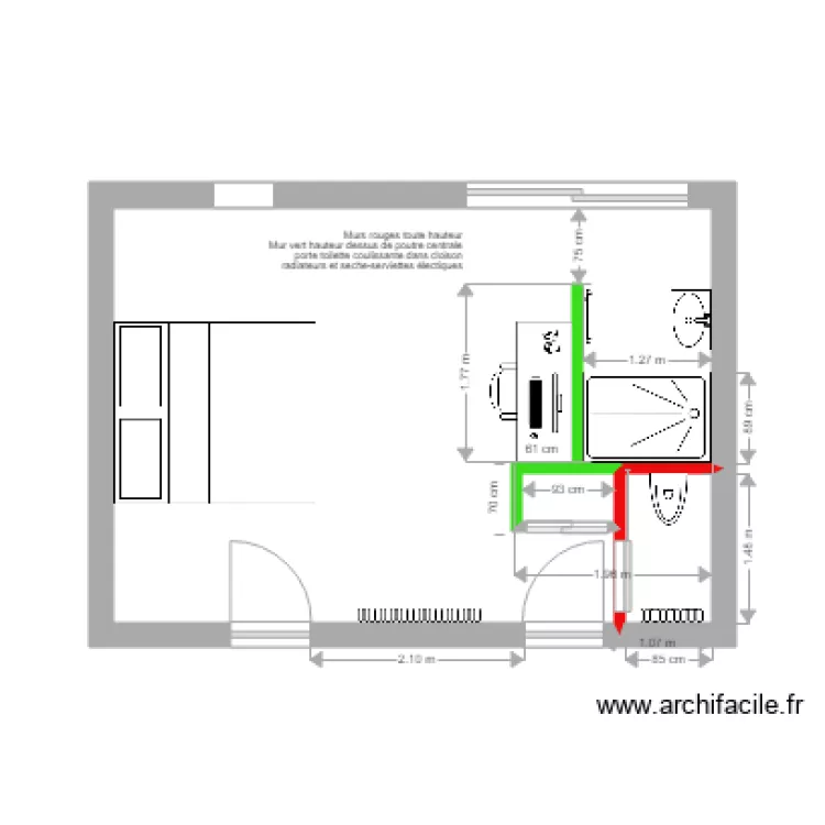 poulailler chalumel. Plan de 