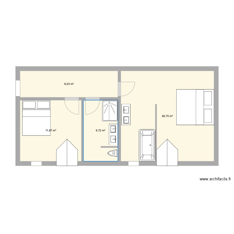 Boucé. Plan de 0 pièce et 0 m2