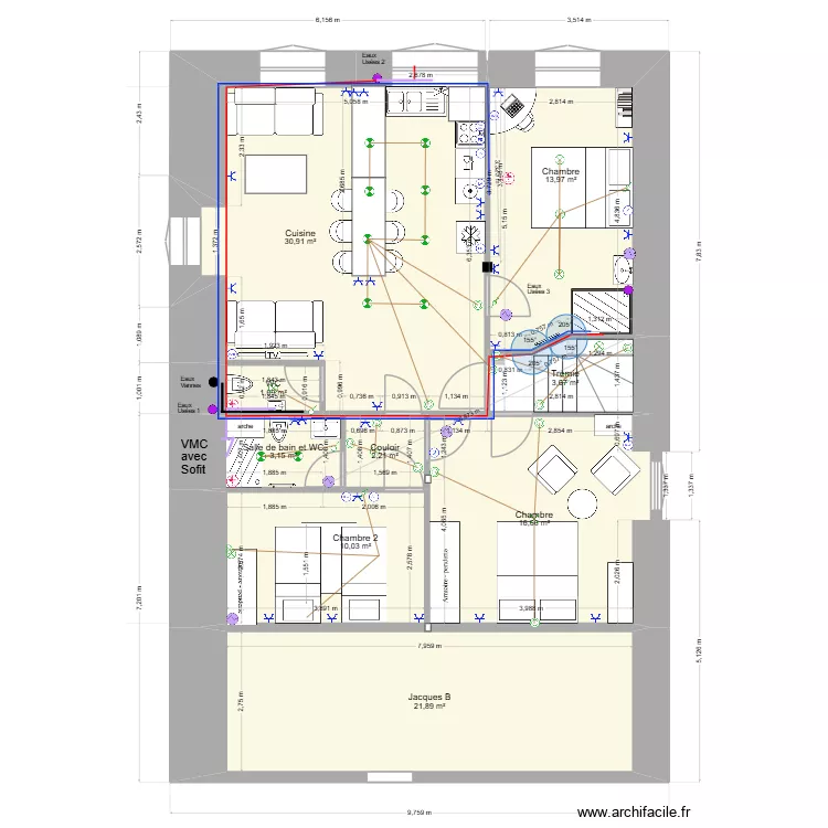 Minimesprojp11. Plan de 16 et 207 m² Minimesprojp11. Plan de 16 et 207 m²