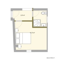 Back bedroom measured dims new shwr