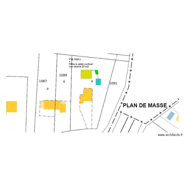 polloni. Plan de 0 pièce et 0 m2