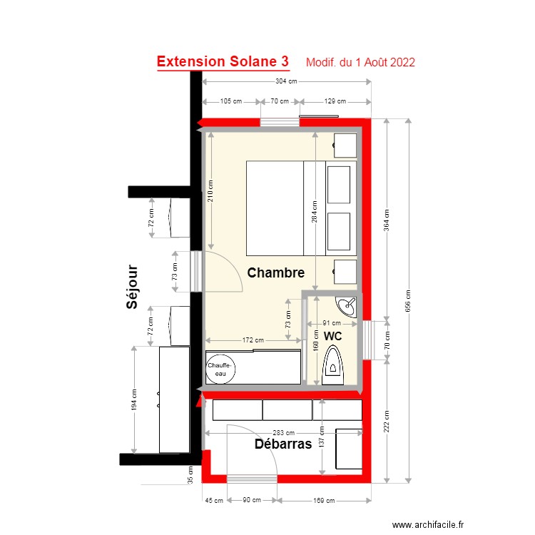 plan new 2. Plan de 3 pièces et 12 m2