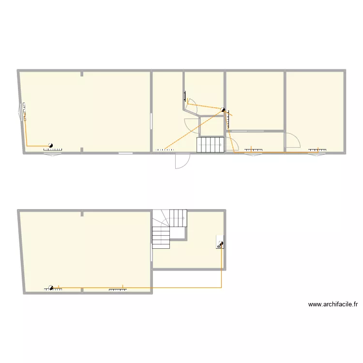 BRUNEAU chauffage. Plan de 