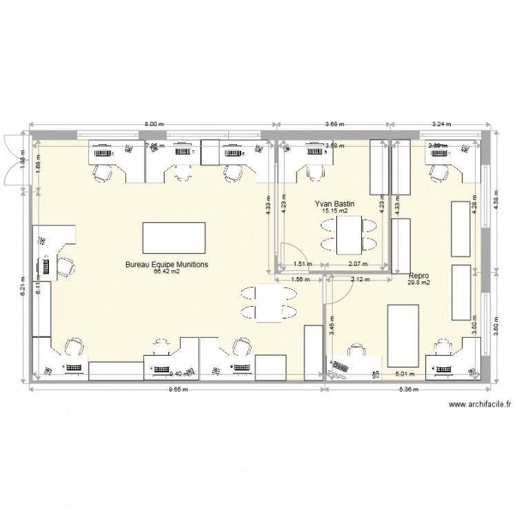 Bureau Reprographie V2. Plan de 0 pièce et 0 m2