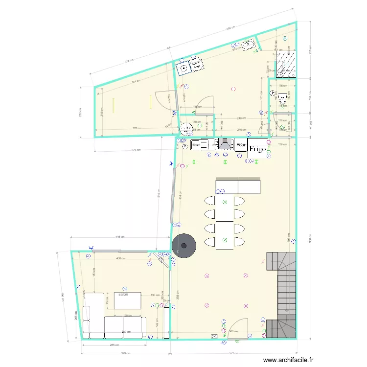 FRED meuble. Plan de 